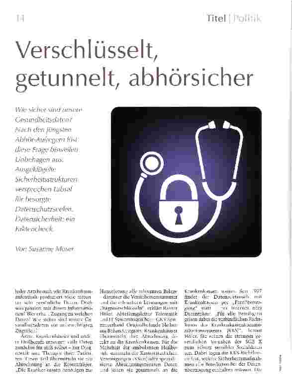 Vorschauseite 1: Verschlüsselt, getunnelt, abhörsicher