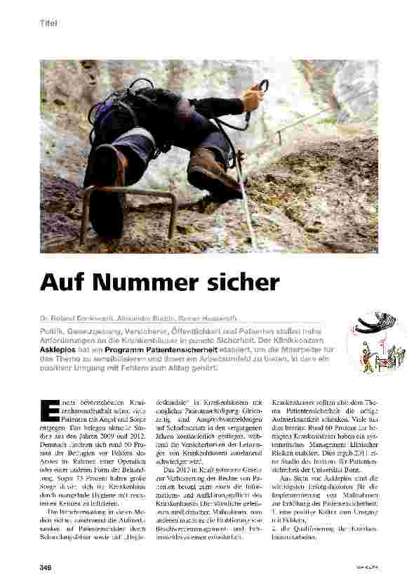 Vorschauseite 1: Auf Nummer sicher