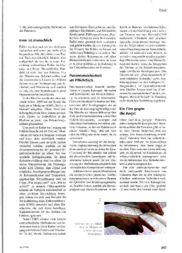 Vorschauseite 2: Auf Nummer sicher