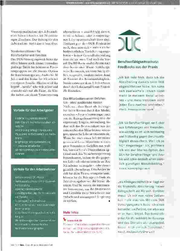 Vorschauseite 3: Berufsunfähigkeitsschutz zum halben Preis