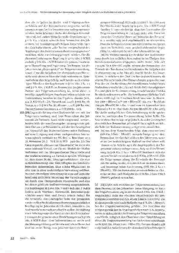 Vorschauseite 5: Mitbestimmung bei Zuweisung einer Tätigkeit durch Geschäftsführer eines Jobcenters