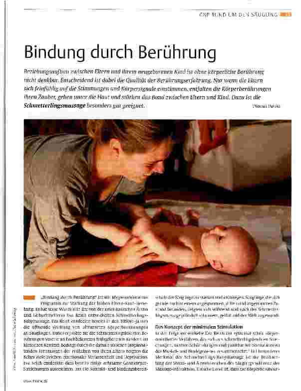 Vorschauseite 1: Bindung durch Berührung