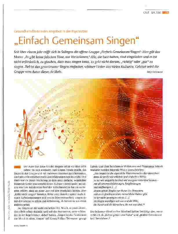 Vorschauseite 1: „Einfach Gemeinsam Singen
