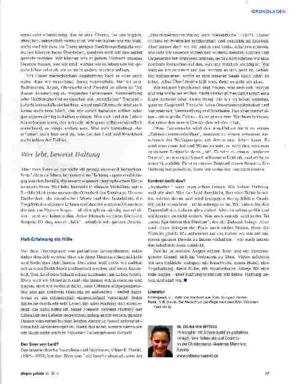 Vorschauseite 3: Auf der Suche nach Haltung