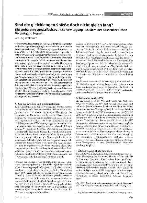 Vorschauseite 1: Sind die gleichlangen Spieße doch nicht gleich lang?