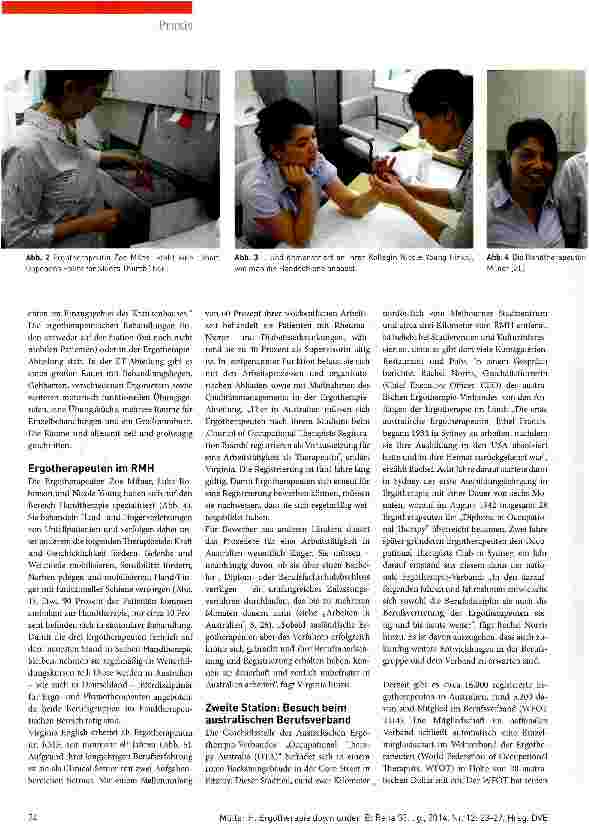 Vorschauseite 2: Ergotherapie down under