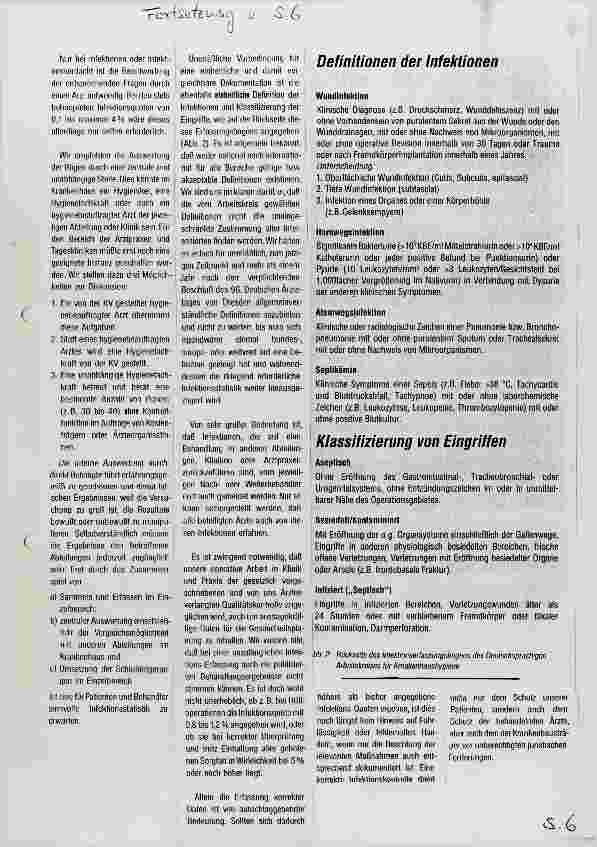 Vorschauseite 2: Infektionsstatistik