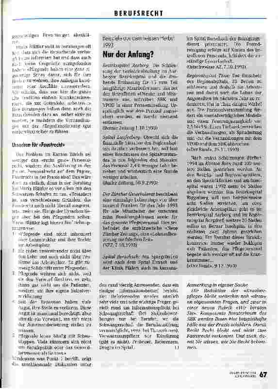 Vorschauseite 4: Personalrecht auf dem Papier - Faustrecht in der Praxis? Tagung in Zürich über Personalrecht in schwierigen Zeiten