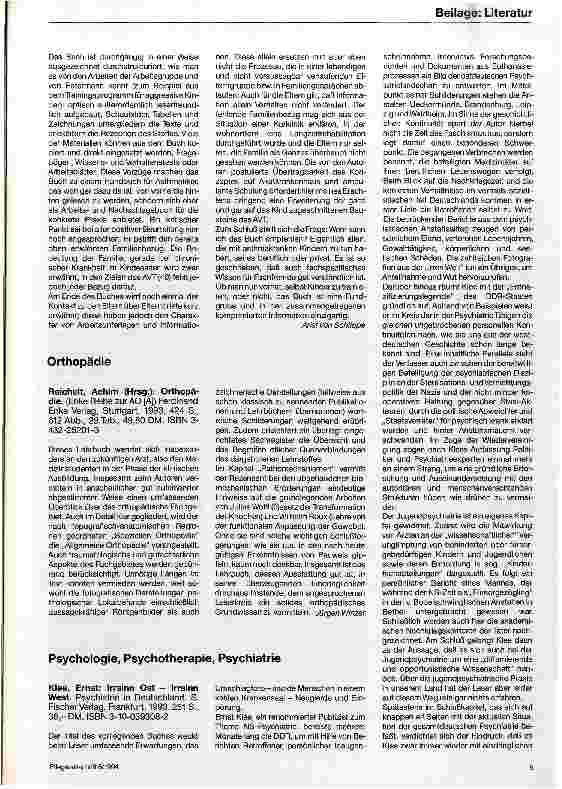 Vorschauseite 4: Buchbesprechungen Eine Auswahl von Fachbüchern