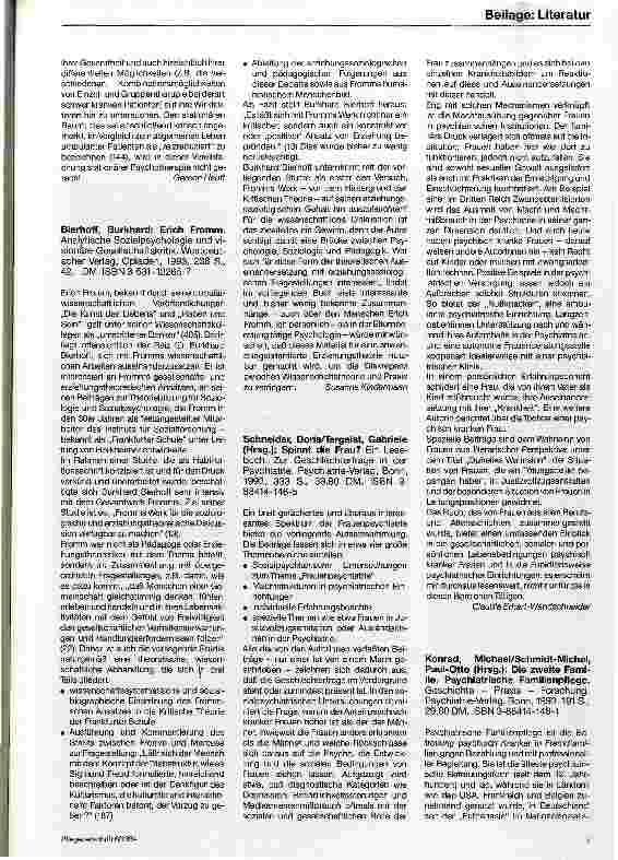 Vorschauseite 6: Buchbesprechungen Eine Auswahl von Fachbüchern