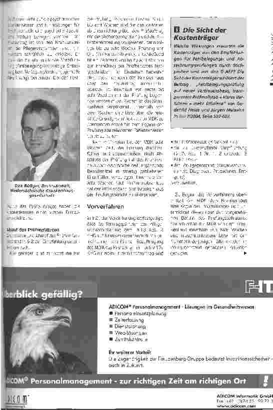 Vorschauseite 2: Stichprobenprüfung - Wie geht das?Verfahrensregelung zur Durchführung einer Stichprobenprüfunggemäß § 17cKHG