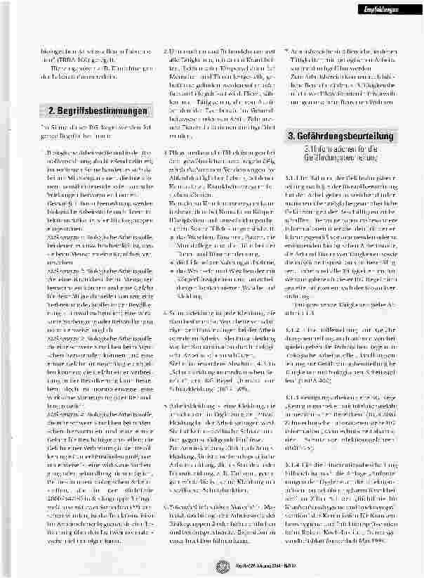 Vorschauseite 3: Biologische Arbeitsstoffe im Gesundheitswesen und in der Wohlfahrtspflege
