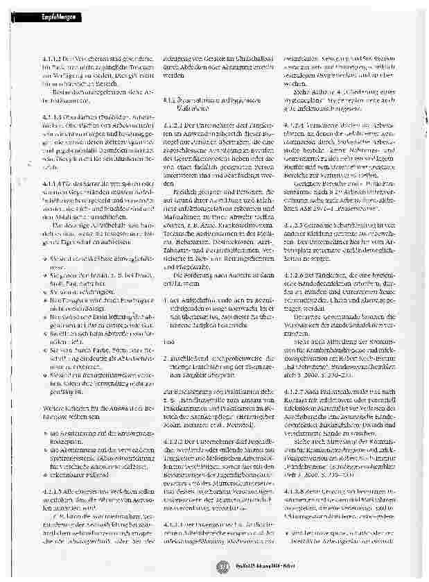 Vorschauseite 6: Biologische Arbeitsstoffe im Gesundheitswesen und in der Wohlfahrtspflege