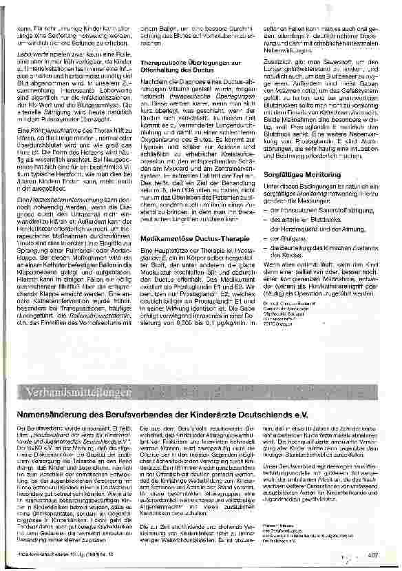 Vorschauseite 2: Diagnostik und Intensivtherapie angeborener zyanotischer Herzfehler