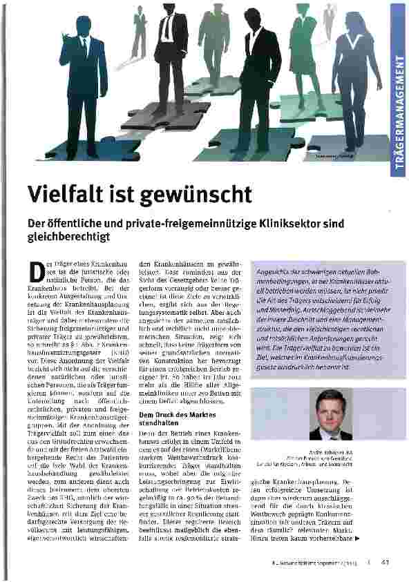 Vorschauseite 1: Vielfalt ist gewünscht