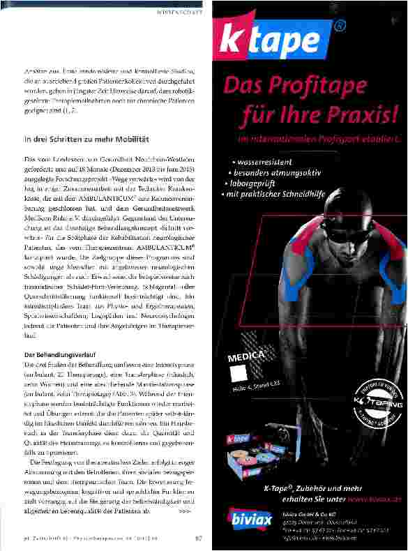 Vorschauseite 2: »Wege vorwärts« - eine aktuelle Studie in der Neuroreha