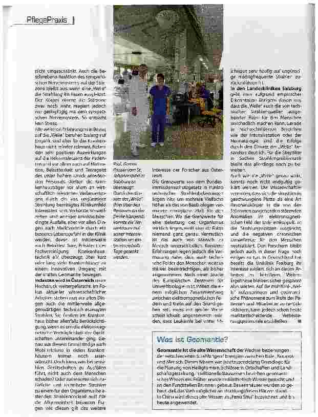 Vorschauseite 3: Krankenhäuser auf der Wohlfühl-Welle