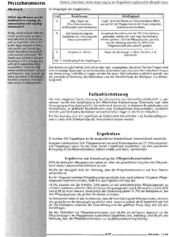 Vorschauseite 2: Welche Bedeutung hat die Pflegedokumentation unddie Pflegeinformatik