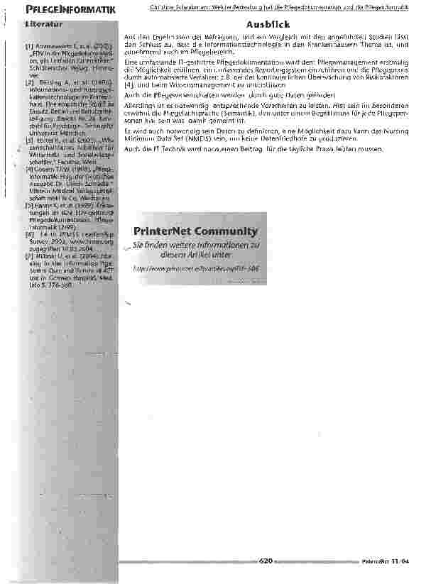 Vorschauseite 5: Welche Bedeutung hat die Pflegedokumentation unddie Pflegeinformatik