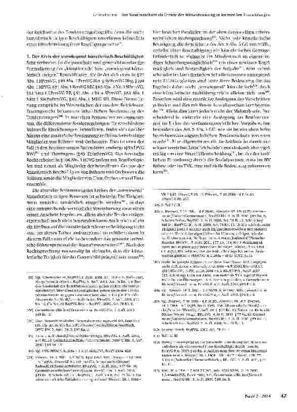 Vorschauseite 4: Der Tendenzschutz als Grenze der Mitbestimmung in kulturellen Einrichtungen