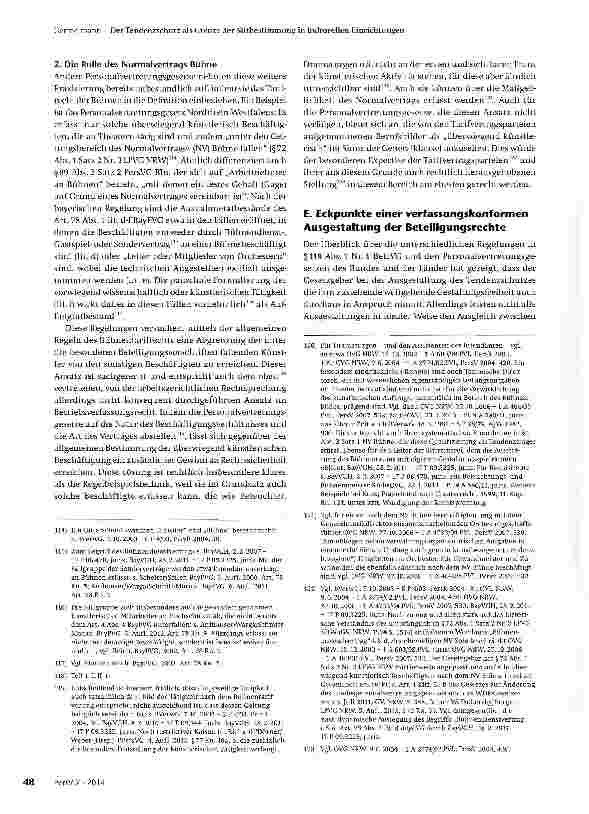 Vorschauseite 5: Der Tendenzschutz als Grenze der Mitbestimmung in kulturellen Einrichtungen