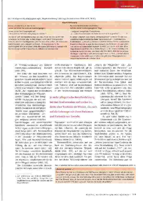 Vorschauseite 5: Hermeneutisches Fallverstehen: In der Pflege(lehrer)ausbildung angekommen?