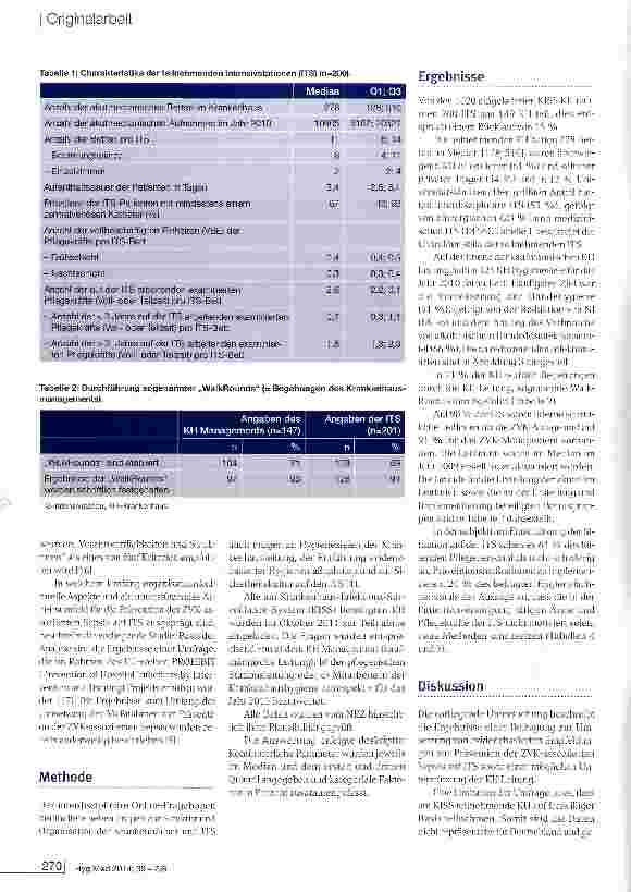 Vorschauseite 3: Prävention zentraler Gefäßkatheter-assoziierter Infektionen: Organisations-kulturelle Aspekte in deutschen Krankenhäusern