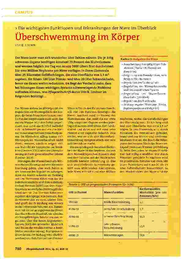 Vorschauseite 1: Überschwemmung im Körper