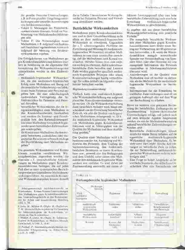 Vorschauseite 2: Hygiene-ökonomische Untersuchungsmethodik - Die Berücksichtigung betrieblicher Maßnahmen gegen Krankenhausinfektion