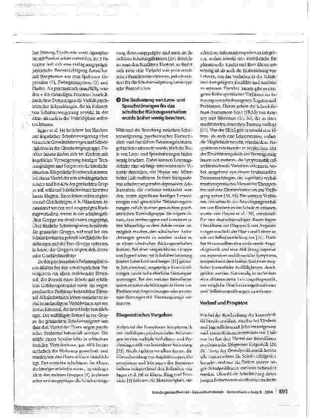 Vorschauseite 4: SchulverweigerungEin heterogenes Störungsbild