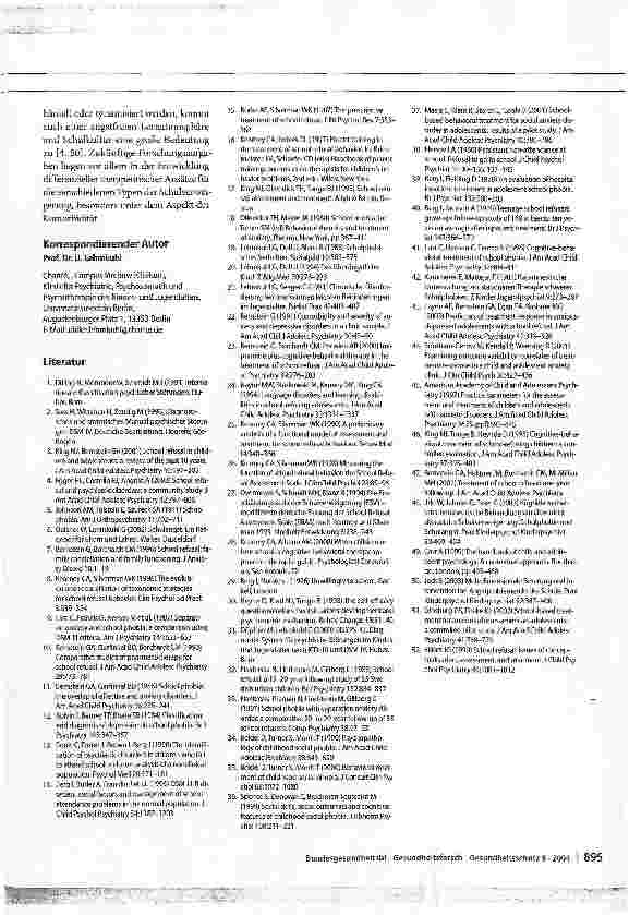 Vorschauseite 6: SchulverweigerungEin heterogenes Störungsbild