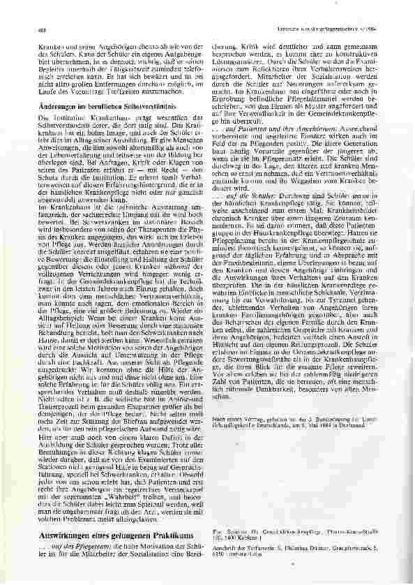 Vorschauseite 3: Krankenpflegeschüler/-innen in Sozialstationen