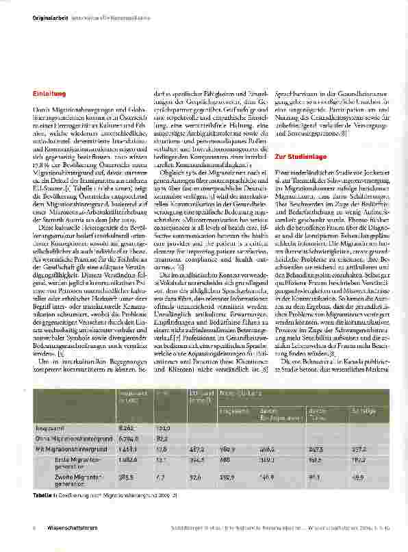 Vorschauseite 2: Interkulturelle Kommunikation in der geburtshilflichen Betreuung