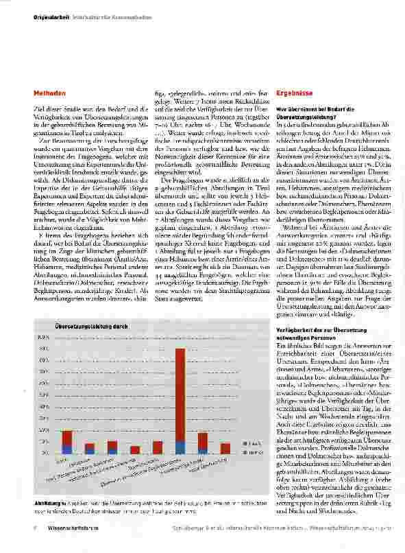 Vorschauseite 4: Interkulturelle Kommunikation in der geburtshilflichen Betreuung