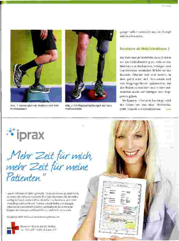 Vorschauseite 2: »Hand in Hand« - Prothesenversorgung und Physiotherapie bei Amputationspatienten Teil 8: Prothesengangschulung in der Gruppe im »Baukastensystem«