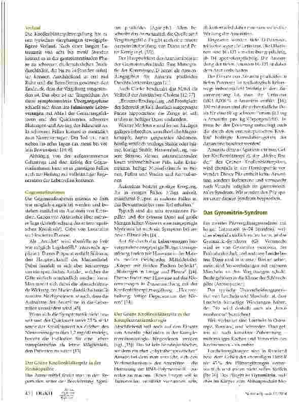 Vorschauseite 2: (Gift-)Pilze in der Homöopathie Teil 2