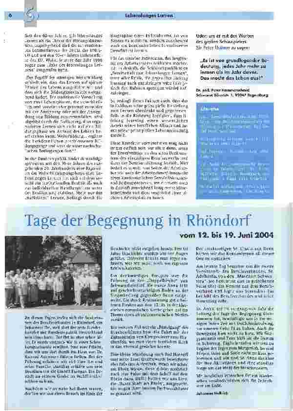 Vorschauseite 3: Was Hänschen nicht lernt, lernt heute Hans umso mehrDie Bedeutung lebenslangen Lernens für das Individuum