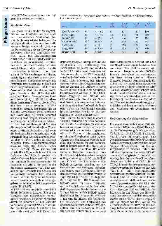 Vorschauseite 5: Nasal Continuous Positive Airway Pressure (NCPAP) - eine für die operative Intensivtherapie taugliche Methode des Masken-CPAP