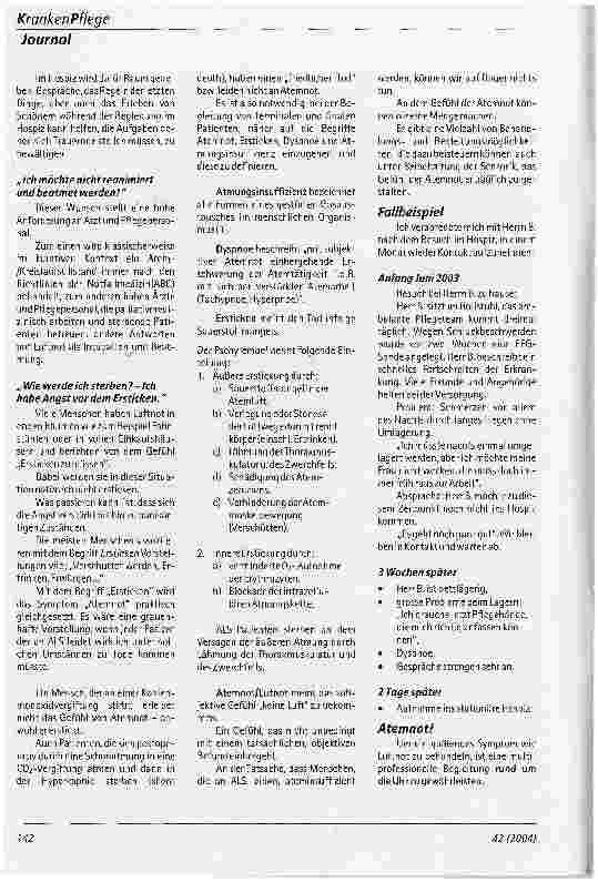 Vorschauseite 2: Atemnot. Umgang mit schwierigen Situationen in der Palliativen Pflege und der hospizlichen Begleitung!