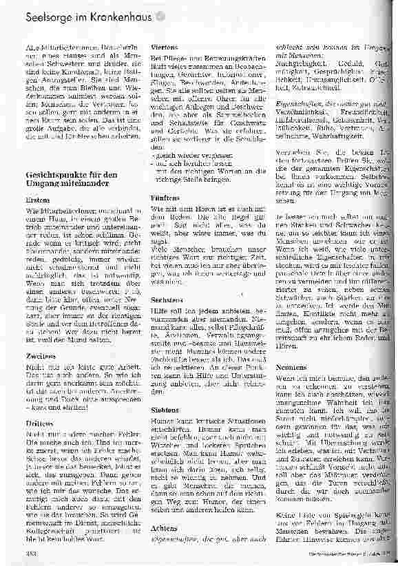 Vorschauseite 2: Vom Umgang mit Menschen - gibt es dafür Spielregeln?