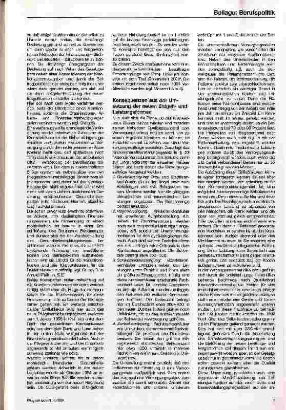 Vorschauseite 5: Das Gesundheitsstrukturgesetz wirklich das Heil unseres Gesundheitssystems?