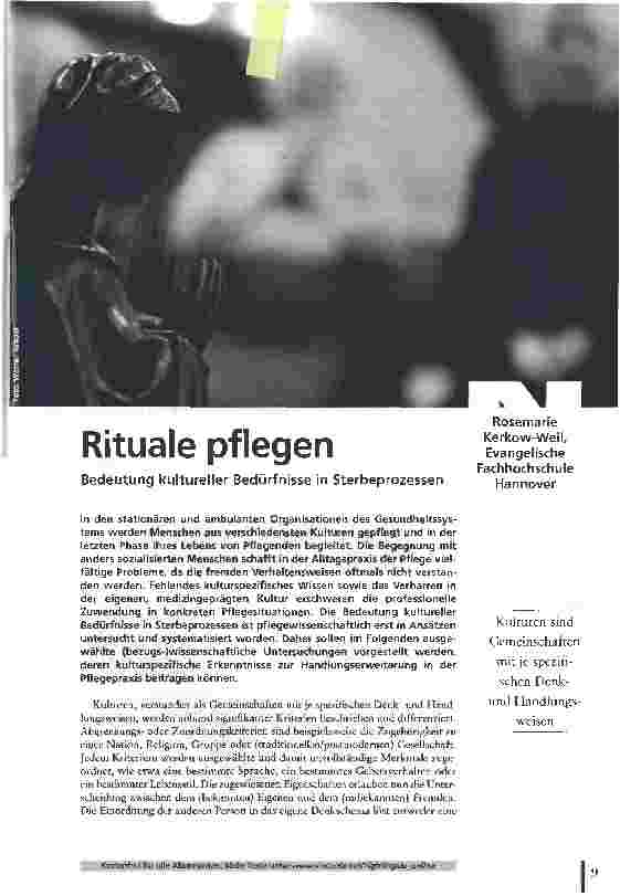 Vorschauseite 1: Rituale pflegen