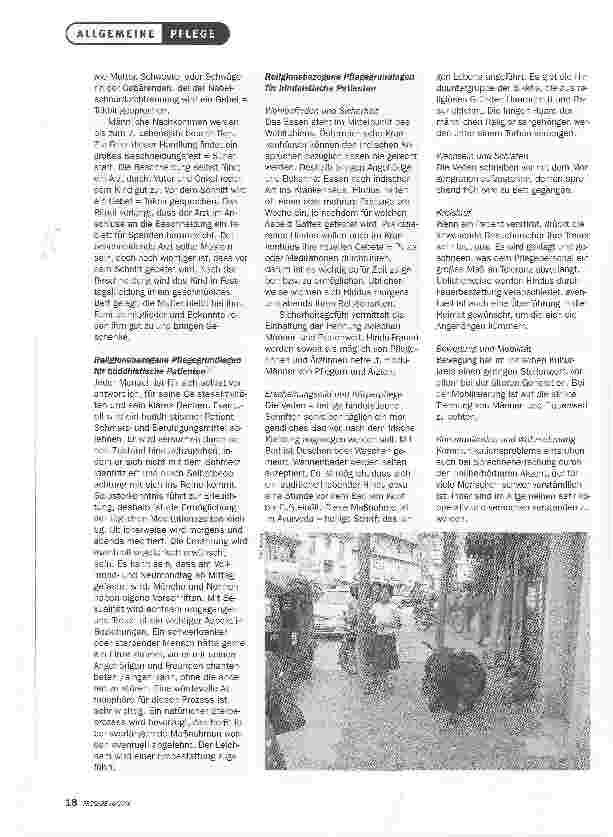 Vorschauseite 5: Religion und Kultur: NEUE KOMPETENZEN IN DER PFLEGE