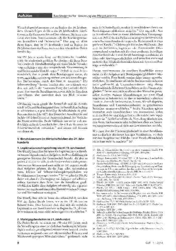 Vorschauseite 3: Die Errichtung von Pflegekammern - Der Wahnsinn hat Methode