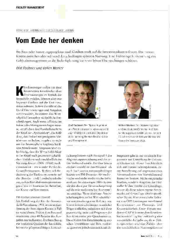 Vorschauseite 1: Vom Ende her denken
