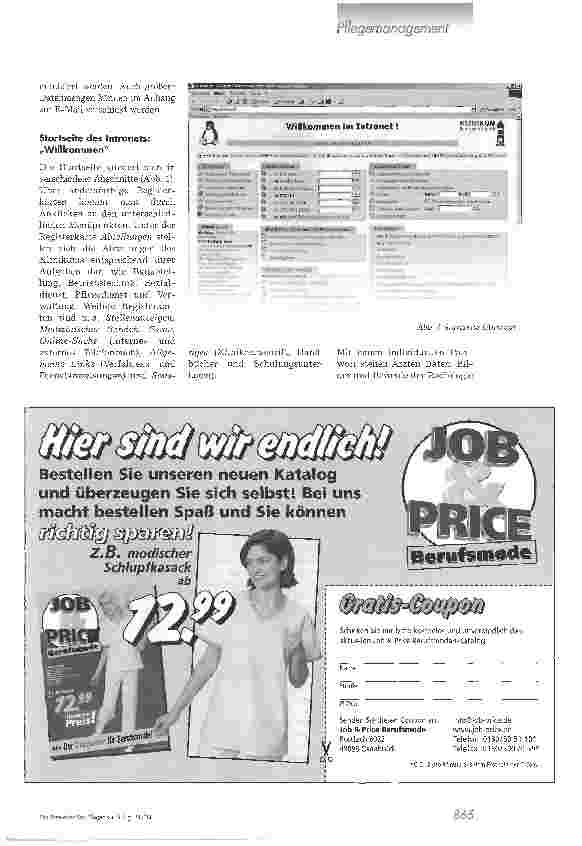 Vorschauseite 2: lntr@net - Moderne Kommunikation für den Pflegedienst