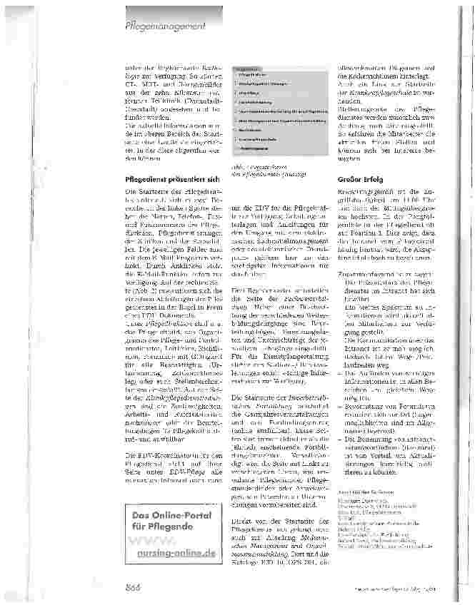 Vorschauseite 3: lntr@net - Moderne Kommunikation für den Pflegedienst