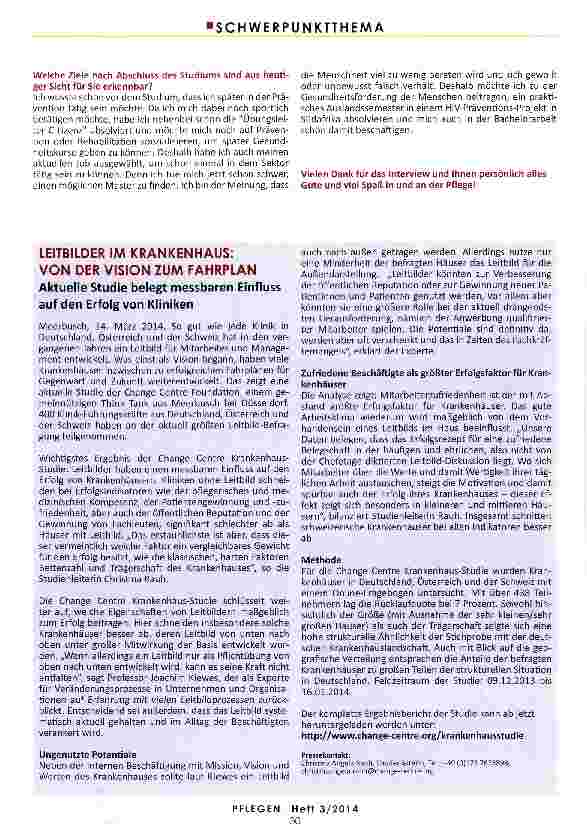 Vorschauseite 4: ERSTE SCHRITTE IN DER PFLEGE - als Berufseinsteigerinnen und Quereinsteigerinnen in ein Pflegestuclium