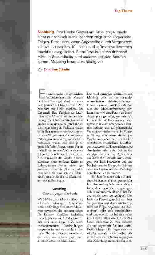 Vorschauseite 2: WENN DER JOB ZUM PSYCHOTERROR WIRD
