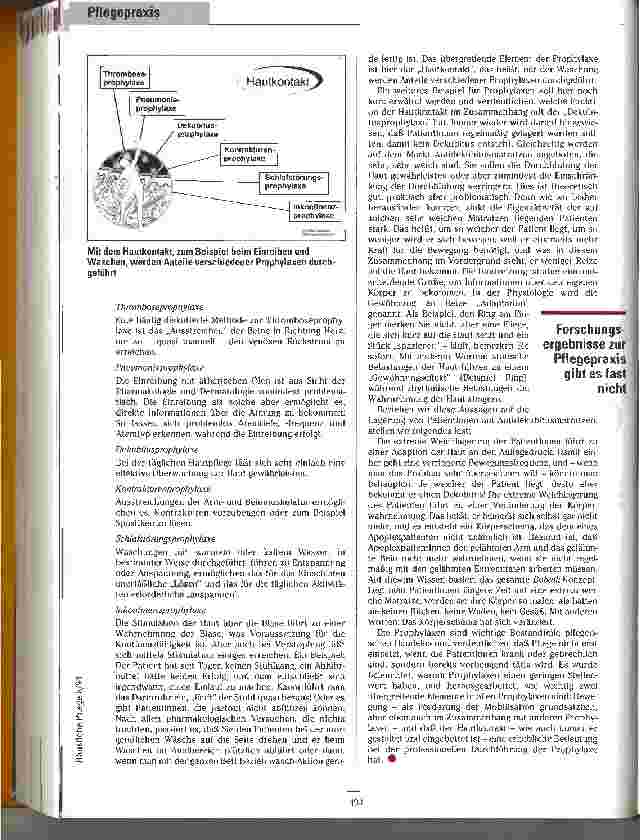 Vorschauseite 4: Notwendig, doch vernachlässigt Prophylaxen (P) in der Pflege